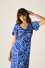 Load image into Gallery viewer, Dahlia  Dress Blue
