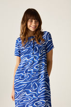 Load image into Gallery viewer, Jane Blue Wave Dress
