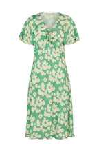 Load image into Gallery viewer, Dahlia  Dress Green Floral
