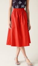 Load image into Gallery viewer, Niki Elasticated Waist Skirt Red