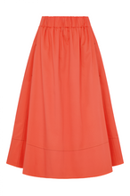 Load image into Gallery viewer, Niki Elasticated Waist Skirt Red