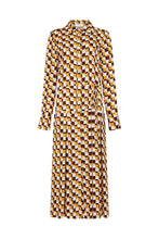 Load image into Gallery viewer, Checkerboard Shirt Dress