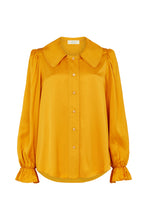 Load image into Gallery viewer, Saffron Statement Collar Blouse