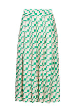 Load image into Gallery viewer, Pink/Green  Checkerboard Midi Skirt