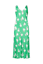 Load image into Gallery viewer, Polka Dot Floral Slip Dress