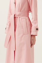 Load image into Gallery viewer, Pink Trench Coat
