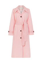 Load image into Gallery viewer, Pink Trench Coat