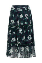 Load image into Gallery viewer, Lizzie Floral Dot Skirt