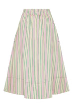 Load image into Gallery viewer, Niki Elasticated Waist Skirt Pink Stripe