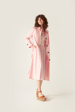 Load image into Gallery viewer, Pink Trench Coat