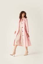 Load image into Gallery viewer, Pink Trench Coat
