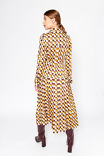 Load image into Gallery viewer, Checkerboard Shirt Dress
