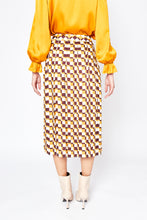 Load image into Gallery viewer, Checkerboard Midi Skirt