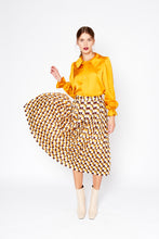 Load image into Gallery viewer, Checkerboard Midi Skirt