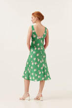 Load image into Gallery viewer, Polka Dot Floral Slip Dress