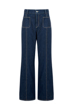 Load image into Gallery viewer, Denim Jean with  Patch Pockets and a Bootcut Leg
