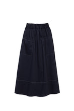 Load image into Gallery viewer, Taylor Elasticated Waist Skirt Navy
