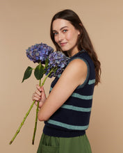 Load image into Gallery viewer, Mila Knit Vest Navy/Green
