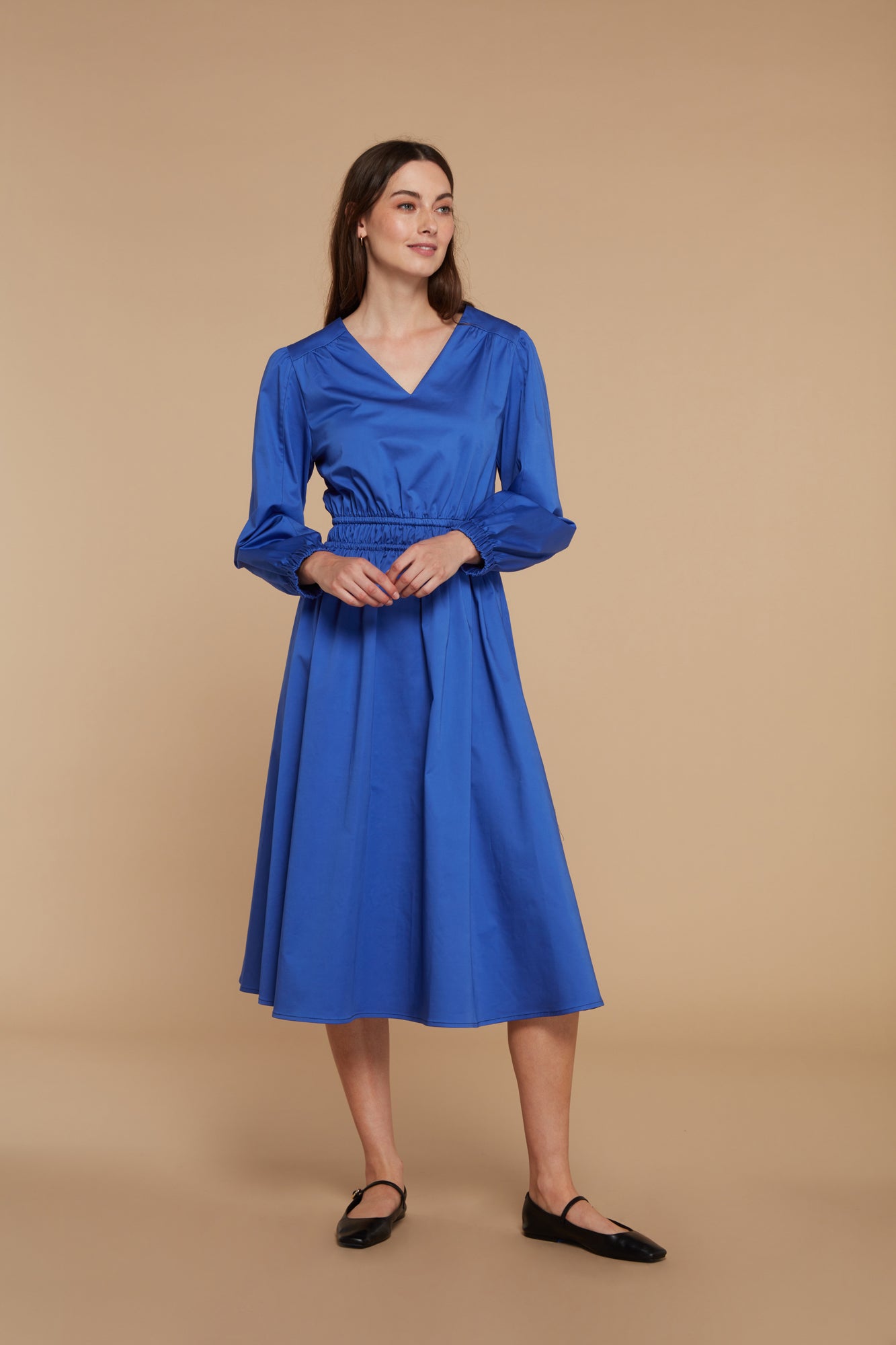 Stella Dress Cobalt Blue – Mirla Beane