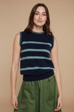 Load image into Gallery viewer, Mila Knit Vest Navy/Green
