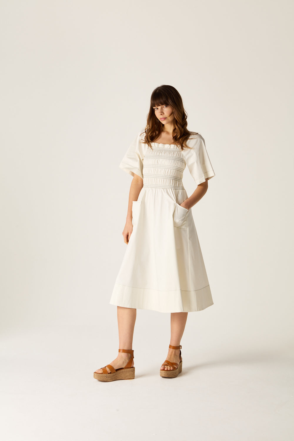 Elloise Dress Cream