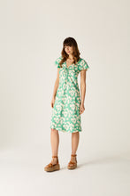 Load image into Gallery viewer, Dahlia  Dress Green Floral
