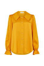 Load image into Gallery viewer, Saffron Statement Collar Blouse
