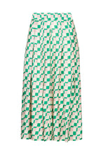 Load image into Gallery viewer, Pink/Green  Checkerboard Midi Skirt
