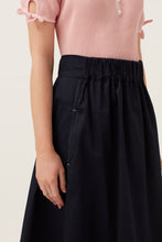 Load image into Gallery viewer, Elasticated waist skirt - Navy
