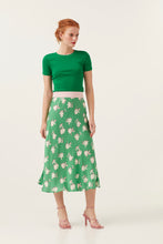 Load image into Gallery viewer, Polka Dot Floral Skirt

