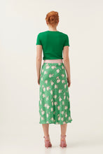 Load image into Gallery viewer, Polka Dot Floral Skirt
