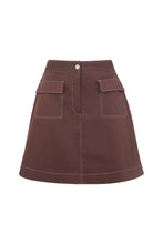 Load image into Gallery viewer, Francis Skirt Maroon
