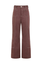 Load image into Gallery viewer, Patch Pocket Trouser Maroon
