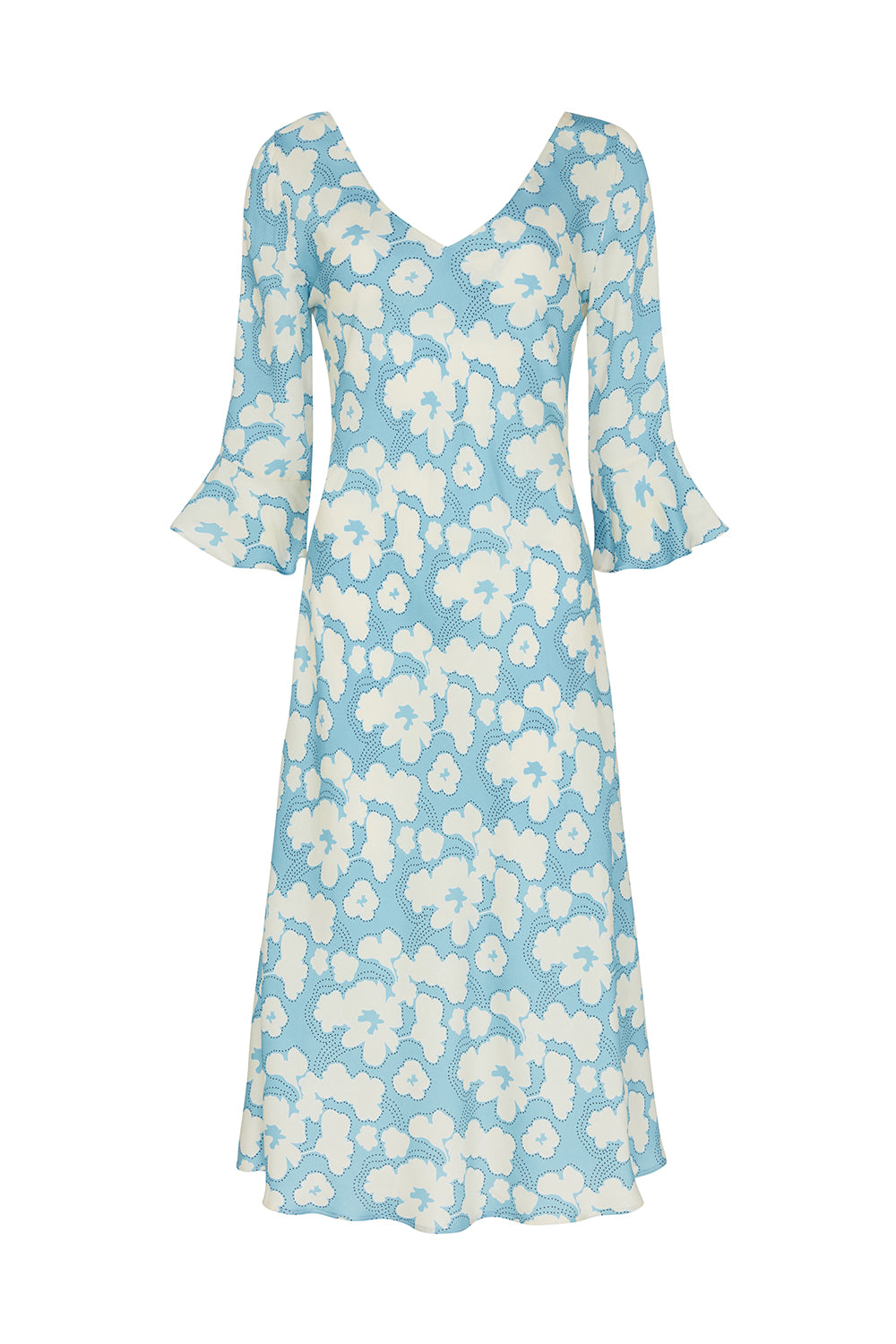 Leonie Dress Blue Floral