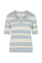 Load image into Gallery viewer, Lee Organic Blue Short Sleeve Knit
