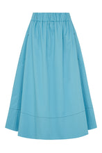 Load image into Gallery viewer, Niki Elasticated Waist Skirt Blue
