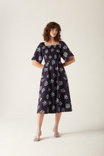 Load image into Gallery viewer, Elloise Dress Navy Floral
