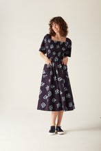 Load image into Gallery viewer, Elloise Dress Navy Floral
