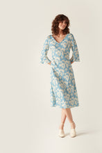 Load image into Gallery viewer, Leonie Dress Blue Floral
