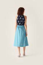 Load image into Gallery viewer, Niki Elasticated Waist Skirt Blue
