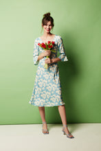Load image into Gallery viewer, Leonie Dress Blue Floral
