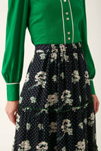 Load image into Gallery viewer, Lizzie Floral Dot Skirt
