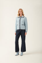 Load image into Gallery viewer, Cashmere Mix Cardigan with Collar
