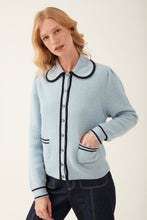 Load image into Gallery viewer, Cashmere Mix Cardigan with Collar
