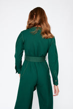Load image into Gallery viewer, Green Belted Jumpsuit
