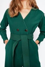 Load image into Gallery viewer, Green Belted Jumpsuit

