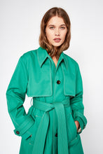 Load image into Gallery viewer, Green Trench Coat
