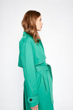 Load image into Gallery viewer, Green Trench Coat
