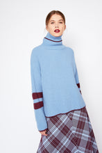 Load image into Gallery viewer, Roll Neck Jumper Sky Blue
