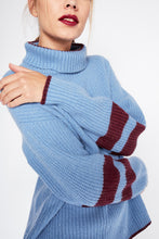 Load image into Gallery viewer, Roll Neck Jumper Sky Blue
